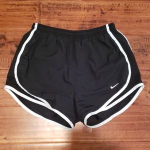 Dri-fit black and white Nike shorts
